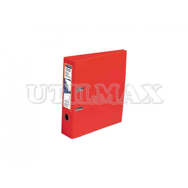 ARCHIVADOR VINIFAN PALANCA COLOR ROJO UND