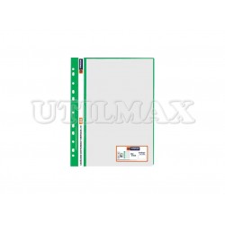 CATALOGO VINIFAN A4 10 FUNDAS CON ORIFICIOS COLOR VERDE UND