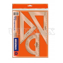 ESTUCHE GEOMETRICO VINIFAN 20CM UND