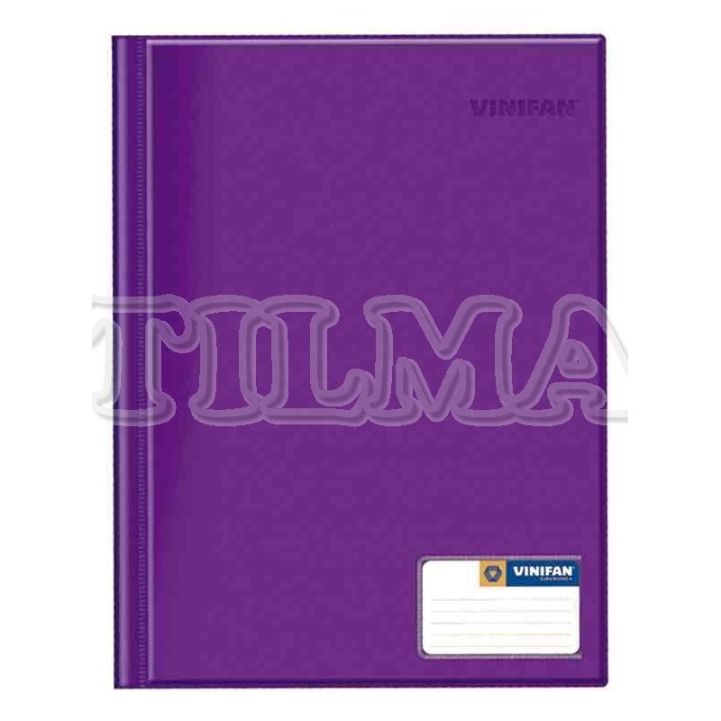 FOLDER DOBLE TAPA VINIFAN A4 GUSANO COLOR MORADO UND