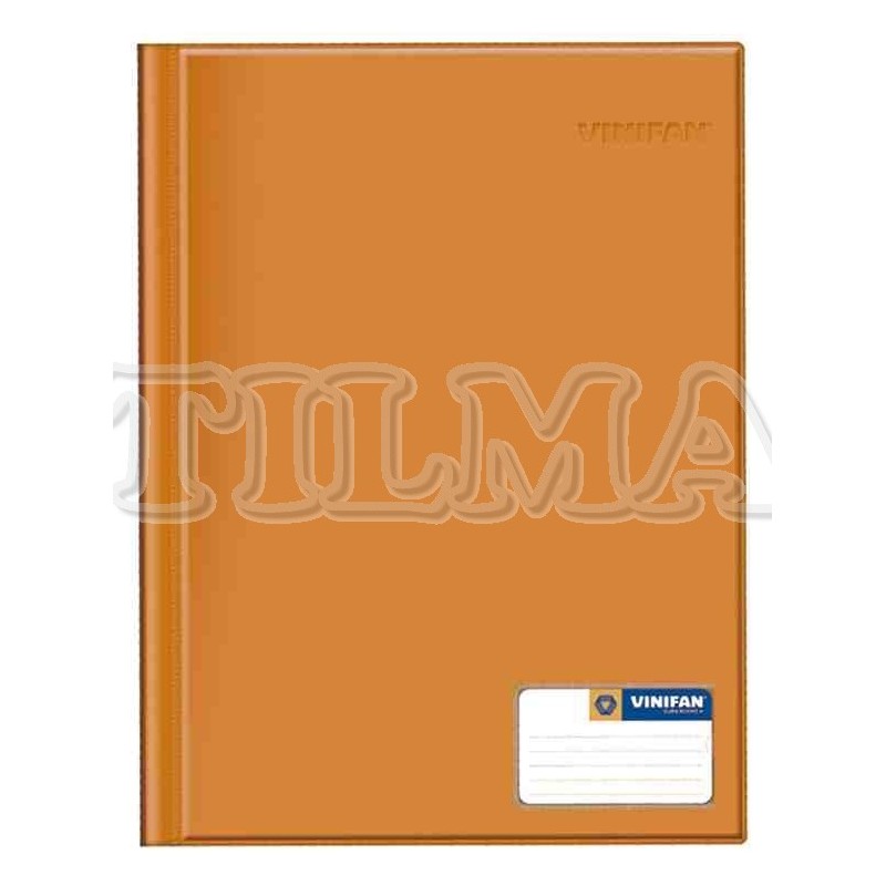 FOLDER DOBLE TAPA VINIFAN A4 GUSANO COLOR NARANJA UND