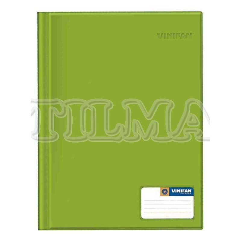 FOLDER DOBLE TAPA VINIFAN A4 GUSANO COLOR VERDE LIMON UND
