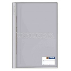 FOLDER TAPA TRANSPARENTE VINIFAN A4 FASTENER COLOR GUINDA UND