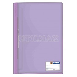 FOLDER TAPA TRANSPARENTE VINIFAN A4 FASTENER COLOR LILA UND