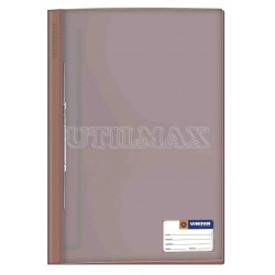 FOLDER TAPA TRANSPARENTE VINIFAN A4 FASTENER COLOR MARRON UND