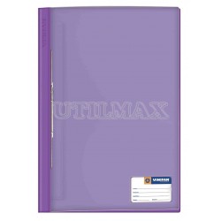 FOLDER TAPA TRANSPARENTE VINIFAN A4 FASTENER COLOR MORADO UND