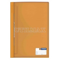 FOLDER TAPA TRANSPARENTE VINIFAN A4 FASTENER COLOR NARANJA UND