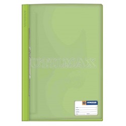 FOLDER TAPA TRANSPARENTE VINIFAN A4 FASTENER COLOR VERDE CLARO UND