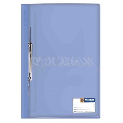 FOLDER TAPA TRANSPARENTE VINIFAN A4 GUSANO COLOR AZULINO UND
