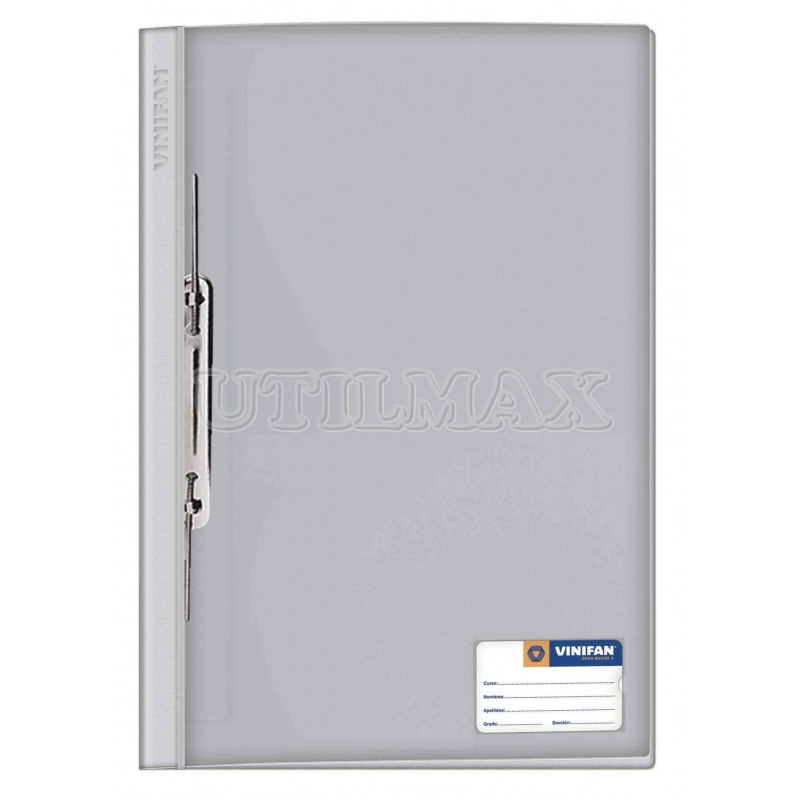 FOLDER TAPA TRANSPARENTE VINIFAN A4 GUSANO COLOR GUINDA UND