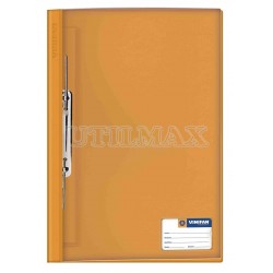 FOLDER TAPA TRANSPARENTE VINIFAN A4 GUSANO COLOR NARANJA UND