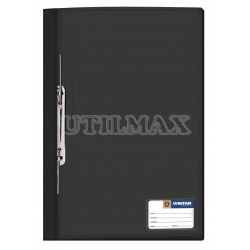 FOLDER TAPA TRANSPARENTE VINIFAN A4 GUSANO COLOR NEGRO UND