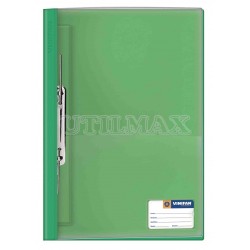 FOLDER TAPA TRANSPARENTE VINIFAN A4 GUSANO COLOR VERDE OSCURO UND