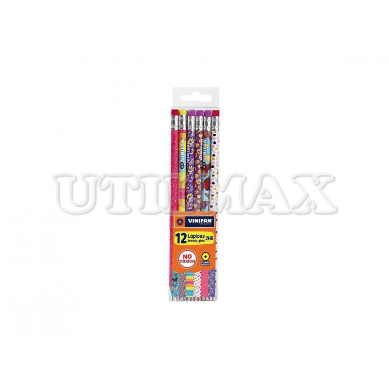 LAPIZ GRAFITO VINIFAN 2HB TRENDY GIRLS CB CJAX12