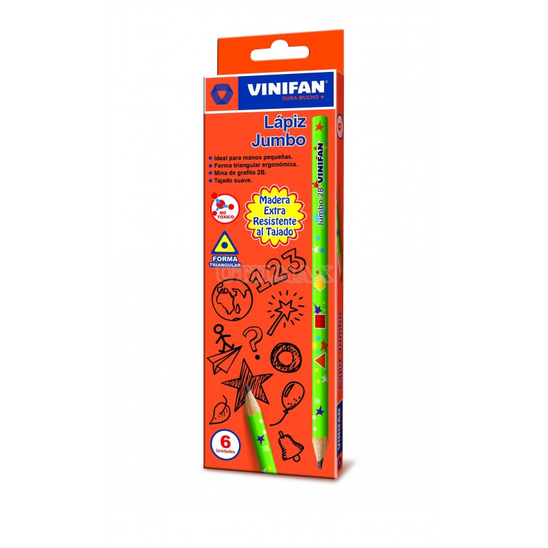 LAPIZ JUMBO VINIFAN TRIANGULAR CJAX6
