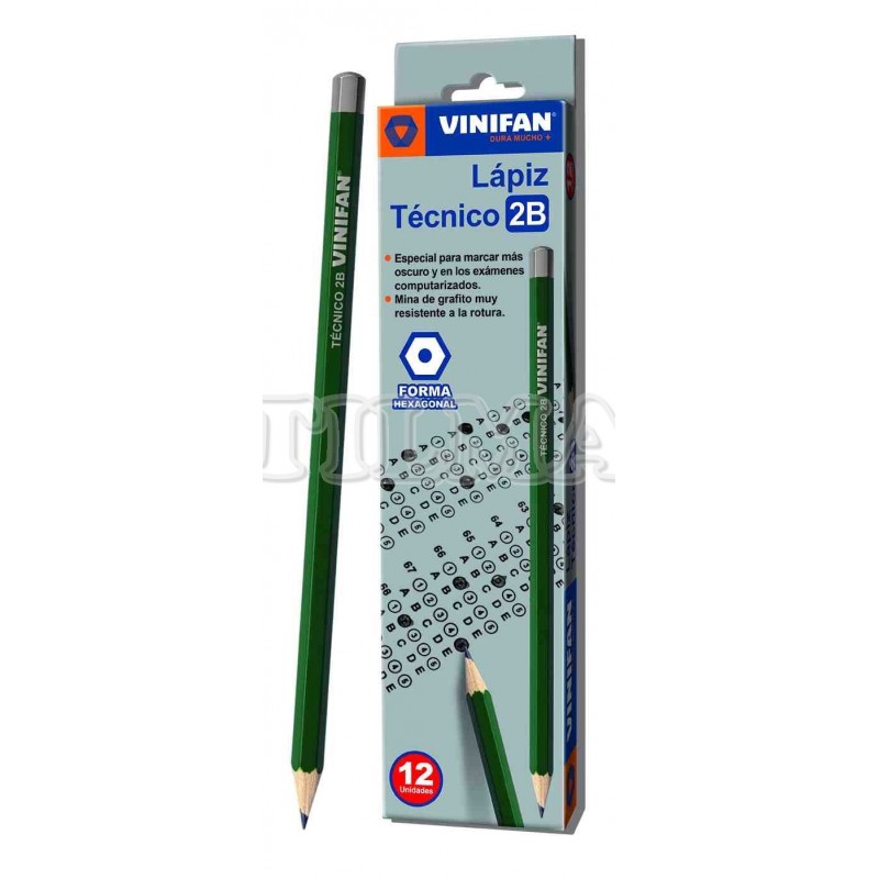 LAPIZ TECNICO VINIFAN 2B HEXAGONAL SB CJAX12