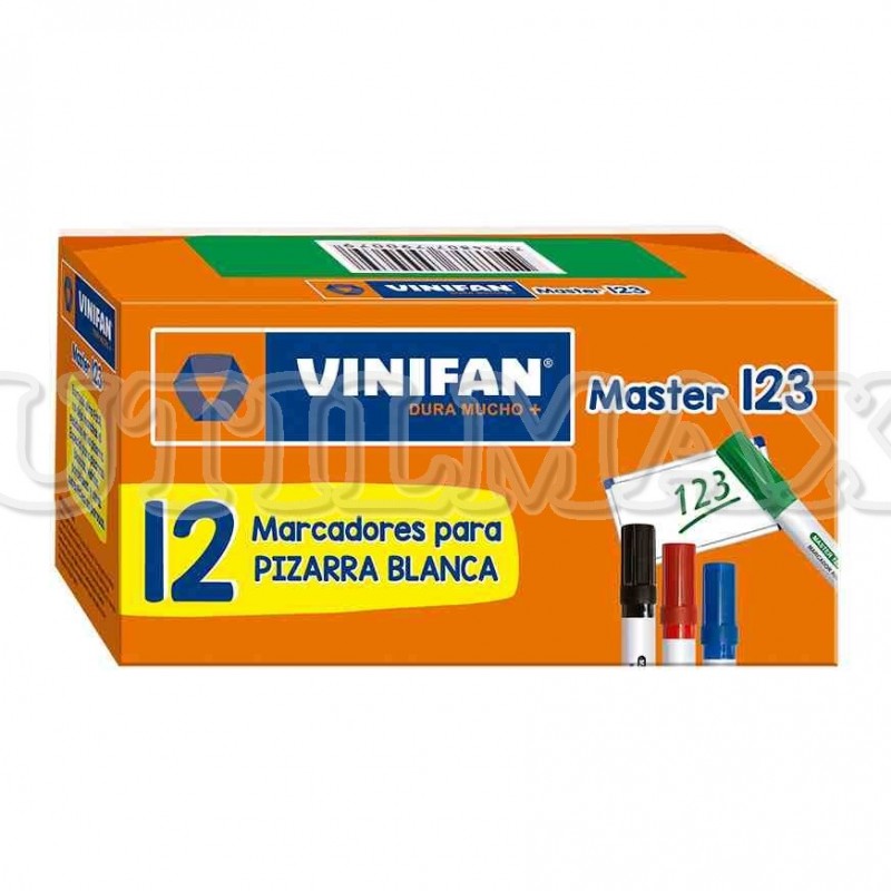 MARCADOR PIZARRA VINIFAN 123 VERDE MASTER CJAX12