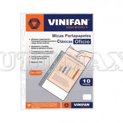 MICA CLASICA VINIFAN OFICIO PORTAPAPELES PVC PQTX10
