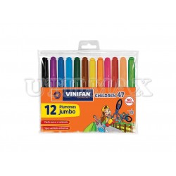 PLUMONES VINIFAN CHILDREN 47 X12 ESTUCHE ZIPPER UND