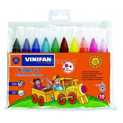 PLUMONES VINIFAN KINDER 27 X12 ESTUCHE ZIPPER UND