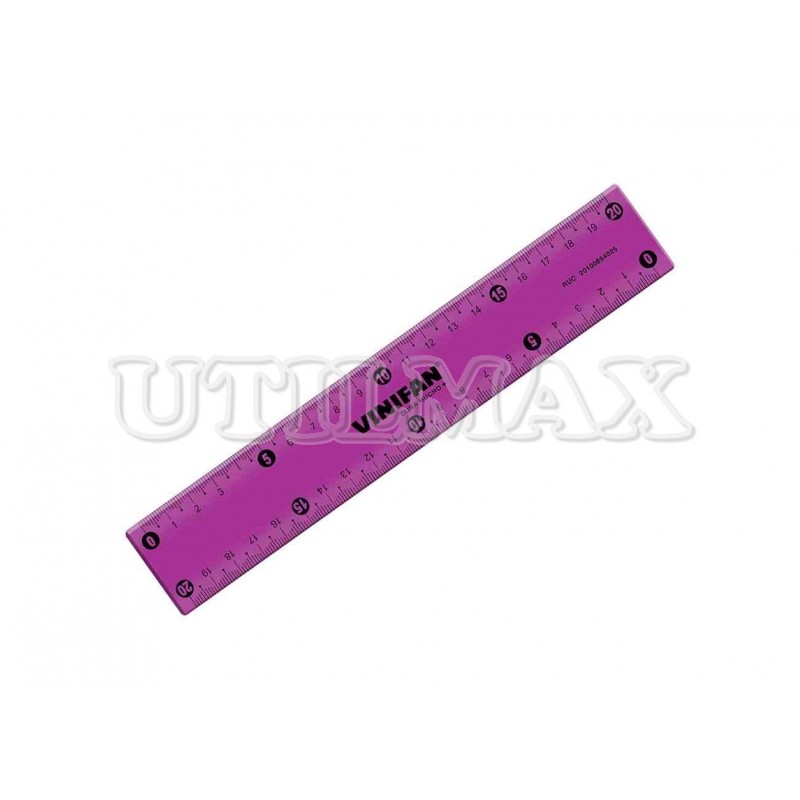 REGLA VINIFAN FLEX 20CM COLORES SURTIDOS UND