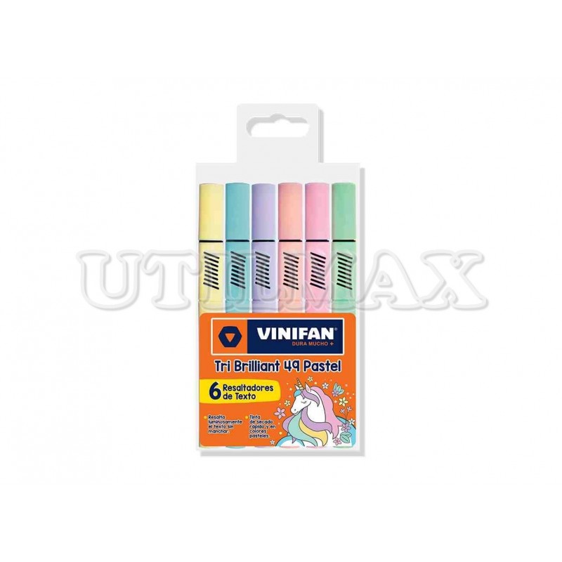 RESALTADOR VINIFAN TRI BRILLIANT 49 X6 PASTEL UND