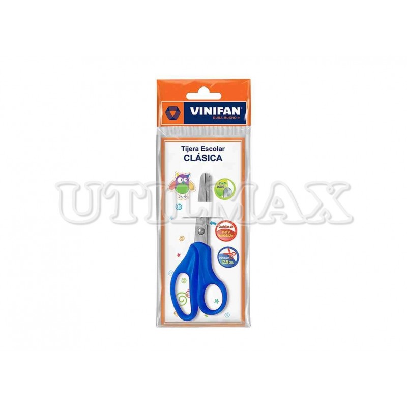 TIJERA VINIFAN CLASICA AZUL 5" UND