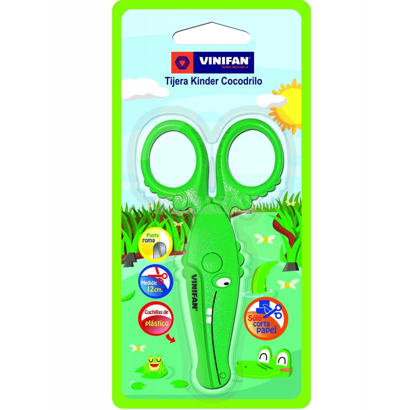 TIJERA VINIFAN KINDER FORMA COCODRILO UND