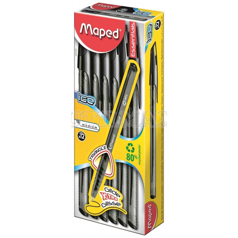 BOLIGRAFO MAPED ESSENTIALS FINE NEGRO 0.7MM CJAX12