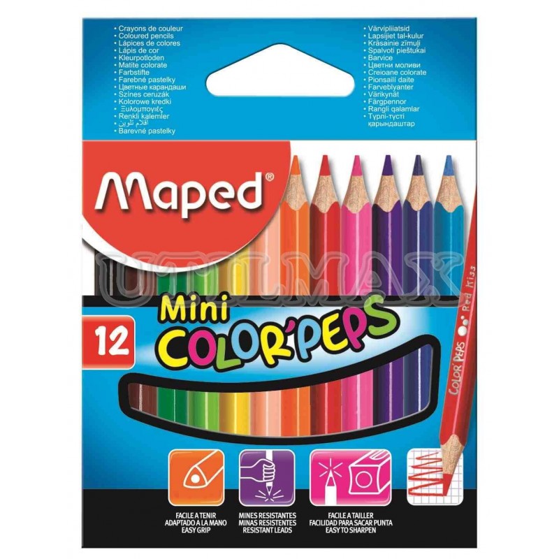 COLORES MAPED CORTO MINI X12 UND