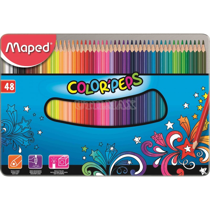 COLORES MAPED METAL BOX X48 UND