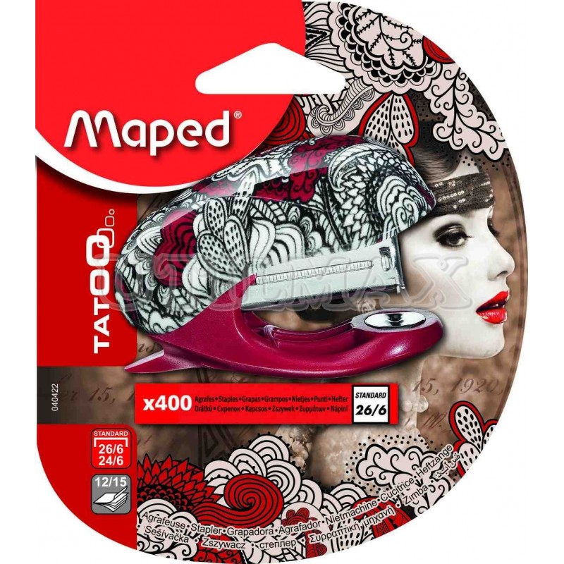 ENGRAPADOR MINI MAPED TATOO 26-6 +GRAPAS UND