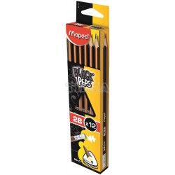LAPIZ GRAFITO MAPED 2B BORRADOR CJAX12