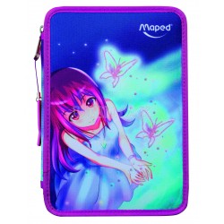 PACK MAPED CARTUCHERA 2PISOS MARIPOSA UND
