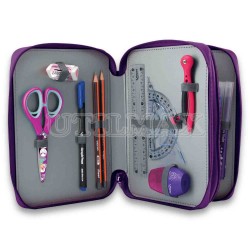 PACK MAPED CARTUCHERA 2PISOS PRINCESA UND