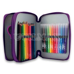 PACK MAPED CARTUCHERA 2PISOS PRINCESA UND