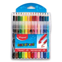 PACK MAPED MULTIPACK 12 COLORES+15 PLUMONES UND
