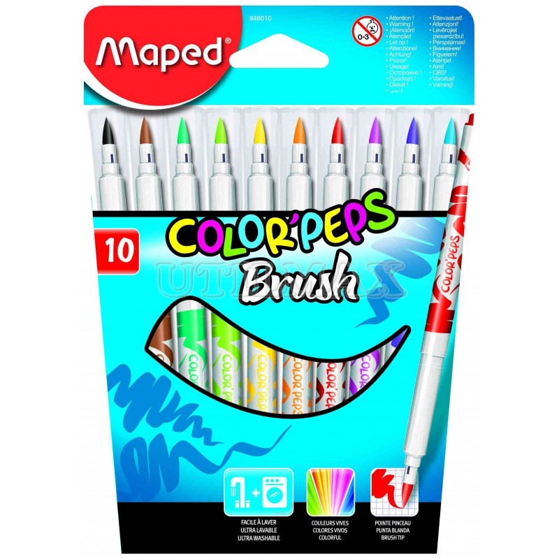 PLUMONES MAPED BRUSH X10 UND