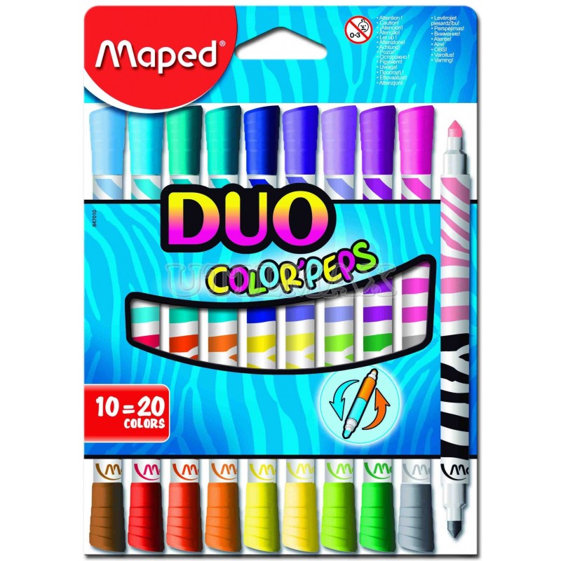 PLUMONES MAPED DUO X10-20 UND