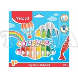 PLUMONES MAPED JUMBO MAXI X12 UND