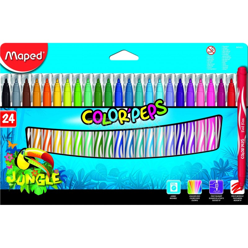 PLUMONES MAPED JUNGLE X24 UND