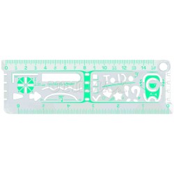 REGLA MAPED GEONOTE 15CM UND