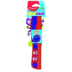 REGLA MAPED KIDYGRIP 20CM ANTIDESLIZANTE UND