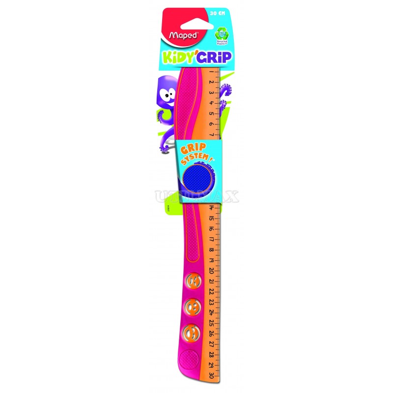 REGLA MAPED KIDYGRIP 30CM ANTIDESLIZANTE UND