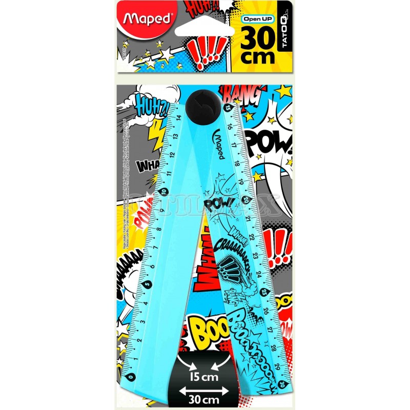 REGLA MAPED PLEGABLE TATOO 30CM BLISTERX1 UND