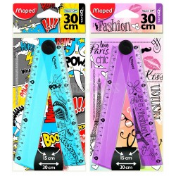 REGLA MAPED PLEGABLE TATOO 30CM BLISTERX1 UND