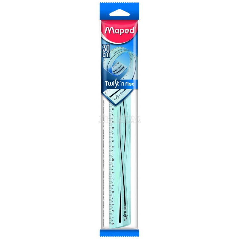 REGLA MAPED TWISTN FLEX 30CM CRISTAL UND