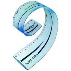 REGLA MAPED TWISTN FLEX 30CM CRISTAL UND