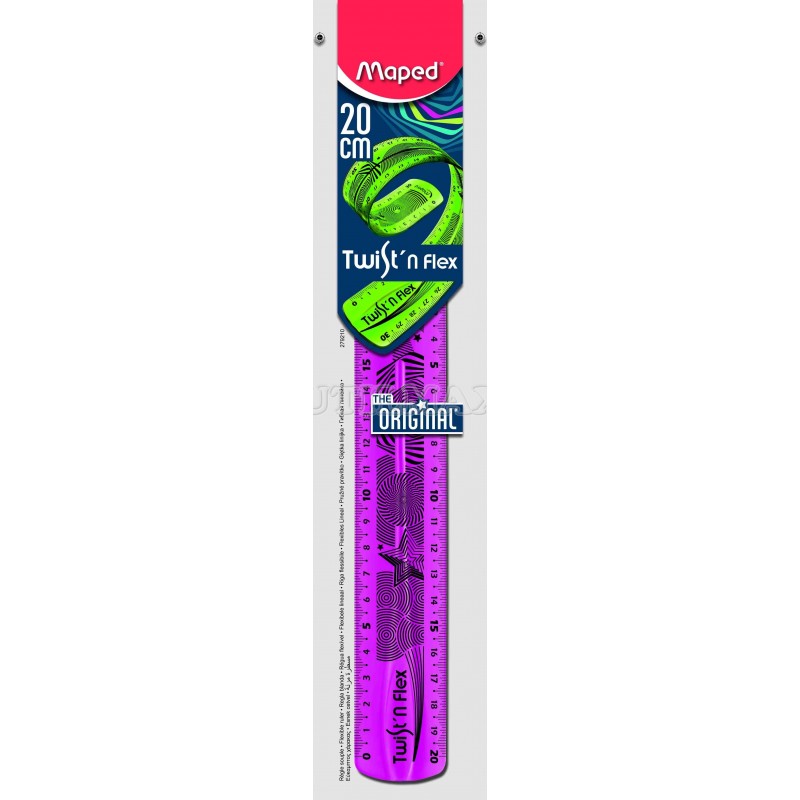 REGLA MAPED TWISTN FLEX COL 20CM UND
