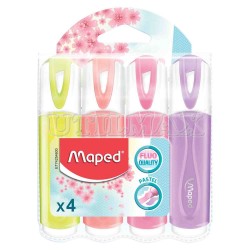 RESALTADOR MAPED CLASICO PASTEL FLUO PEPS BLISTERX4 UND